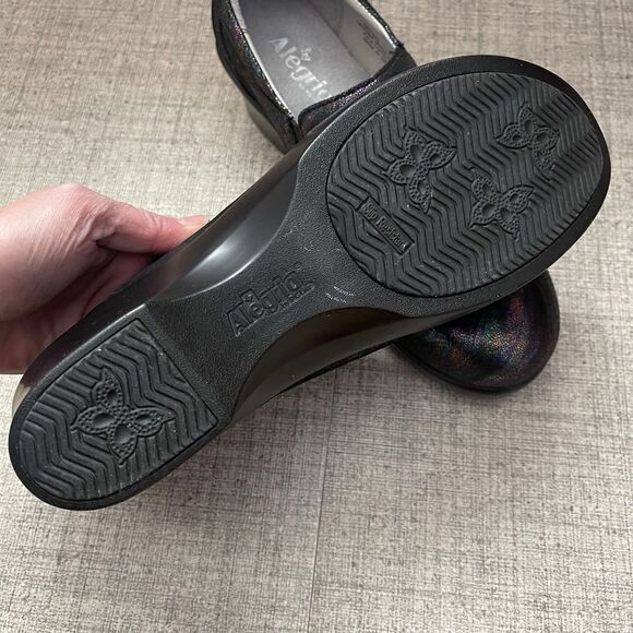 ALEGRIA Eryn Soiree Clog Multicolor Iridescent NEW Size 41 US 10.5/11 Work Shoe - Picture 8 of 12